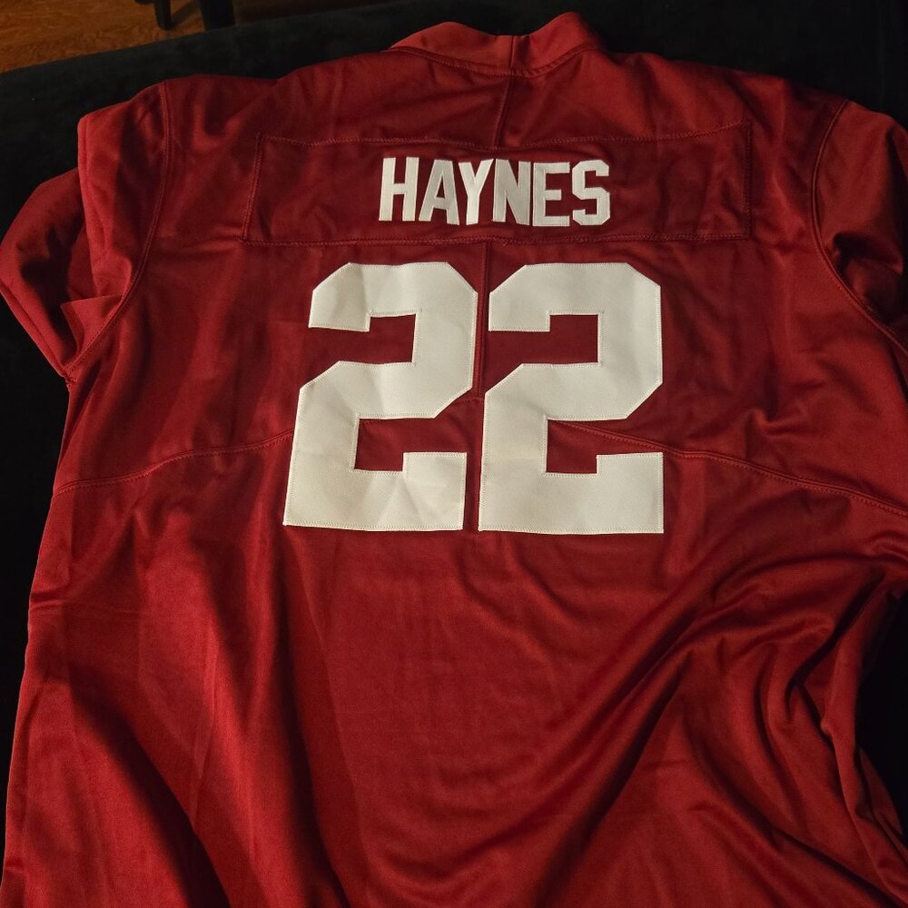 Alabama NCAA Football Justice Haynes football jersey #22